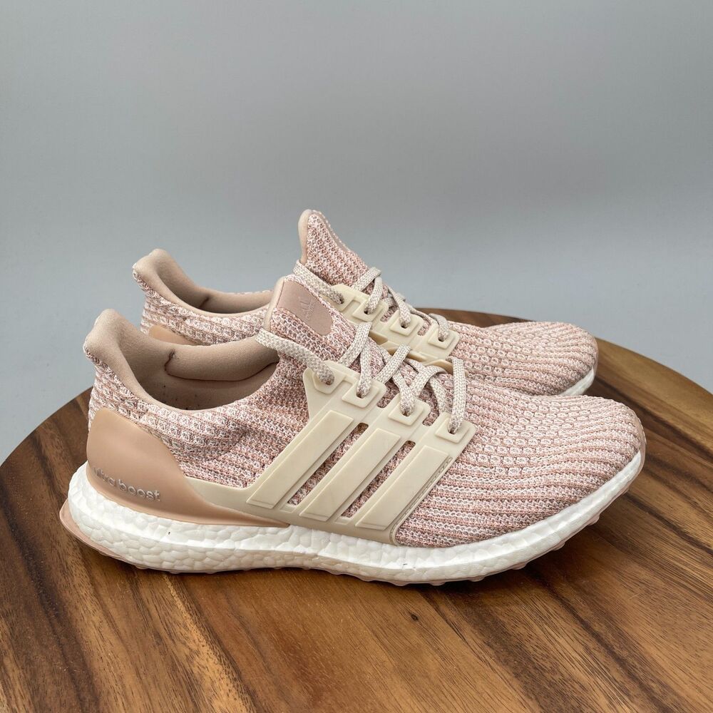 Adidas Ultra Boost 4.0 Shoes Womens Size 9 Blush Pink Running Comfort Walking